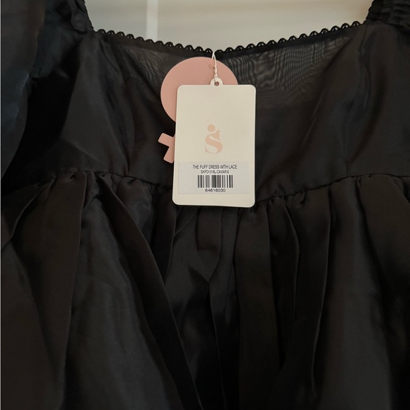 Selkie NWT - The Puff Dress in Black - Picture 6 of 6